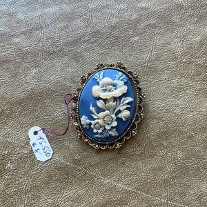 Antique flower brooch